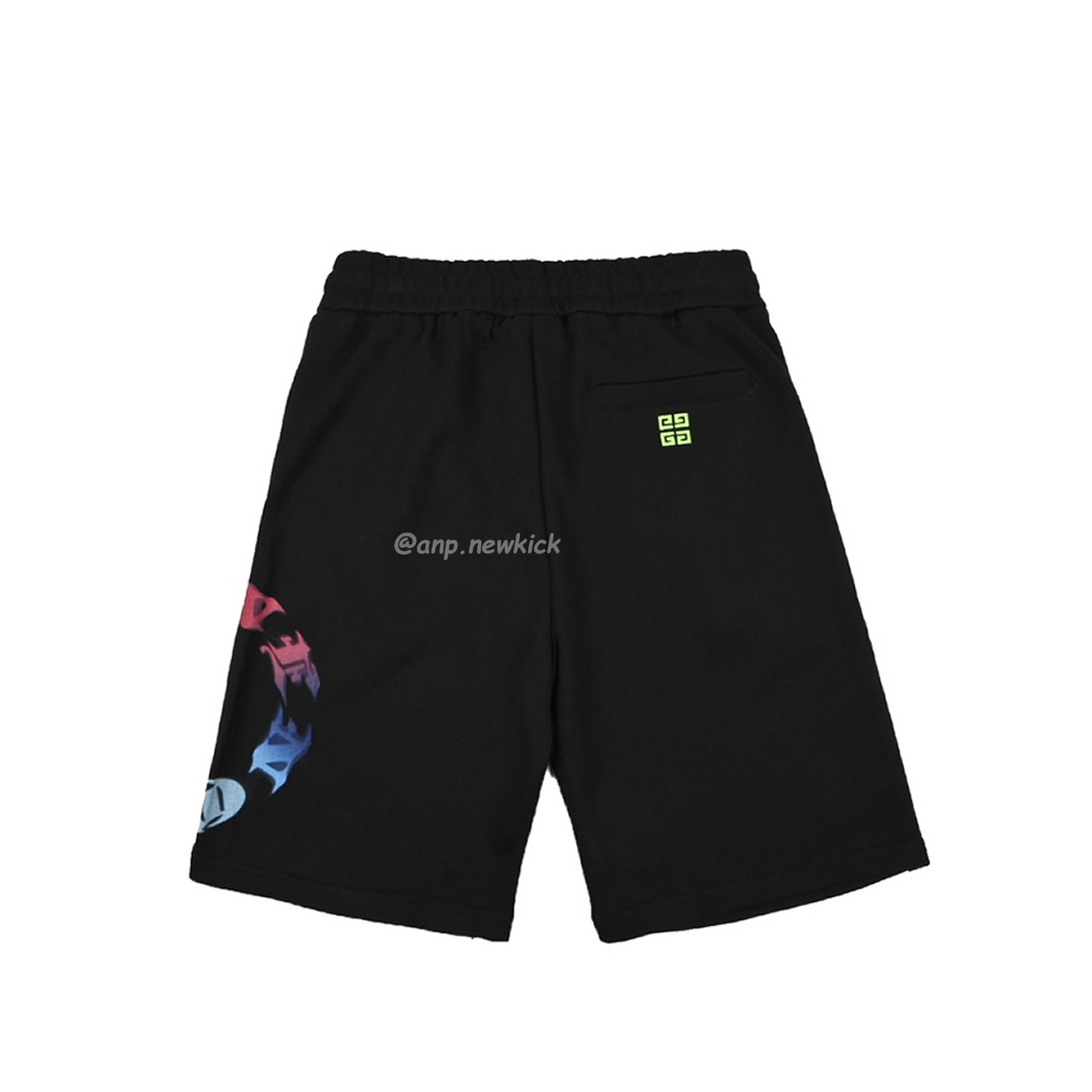 Givenchy Logo Colorful Printed Logo Capris (2) - newkick.app